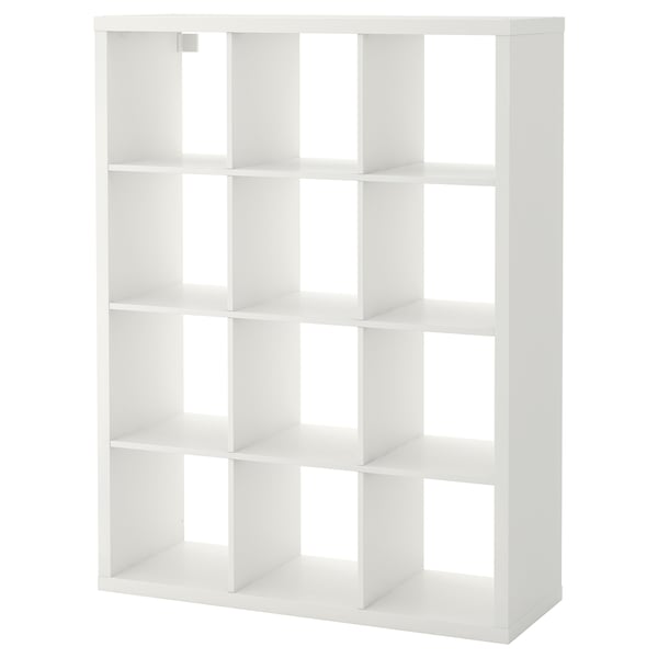 KALLAX shelving unit, white, 112x147 cm