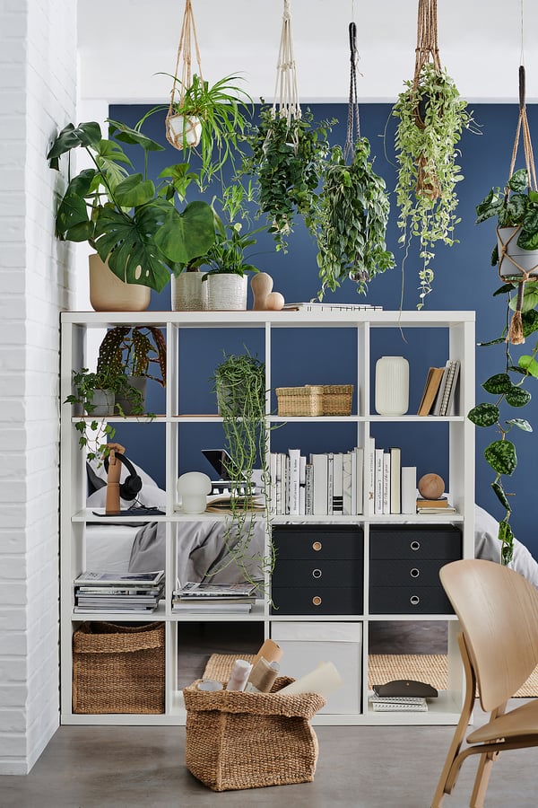 KALLAX shelving unit, white, 147x147 cm
