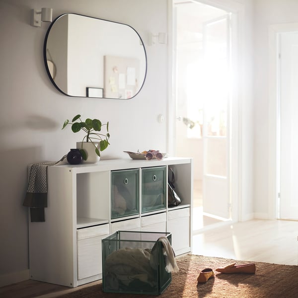 KALLAX shelving unit, white, 77x147 cm