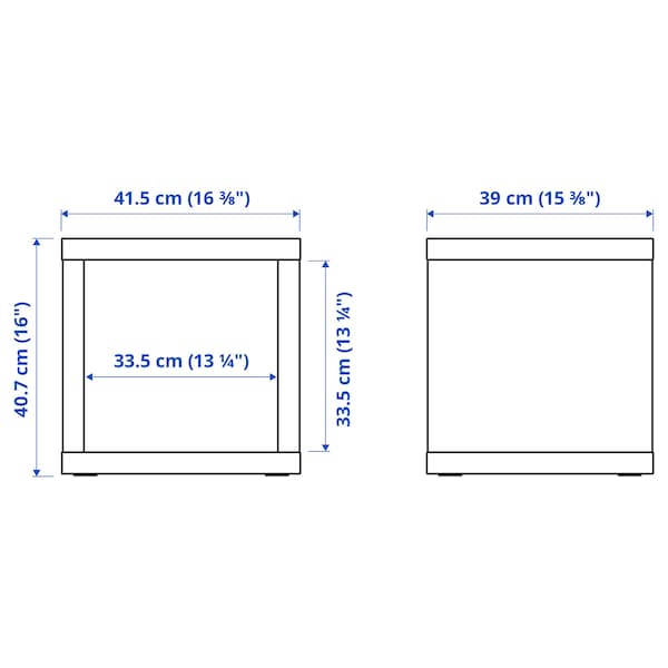 KALLAX - Shelving unit, white, 42x41 cm