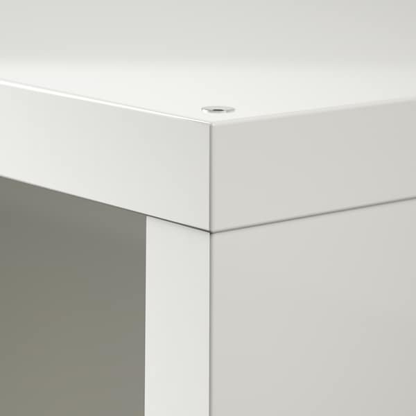 KALLAX - Shelving unit, with 4 drawers/with 2 shelf inserts white, 77x77 cm