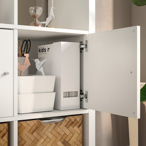 Ikea KALLAX - Shelving unit with 8 inserts, white, 147x147 cm