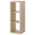 KALLAX shelving unit, white stained oak effect, 41.5x111.5x39 cm