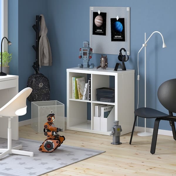 Ikea KALLAX - Shelving unit, high-gloss white, 77x77 cm