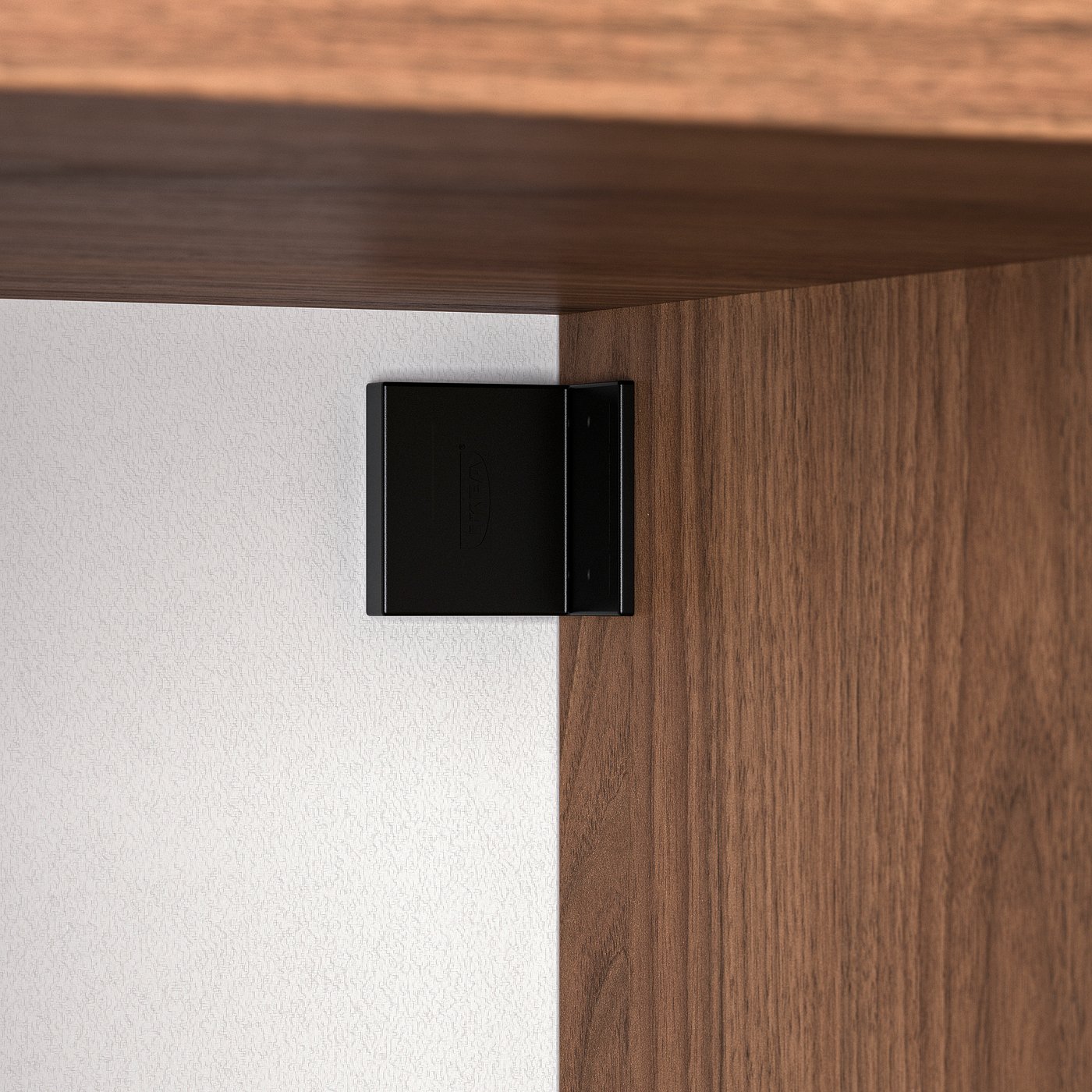 KALLAX shelving unit, brown walnut effect, 77x147 cm