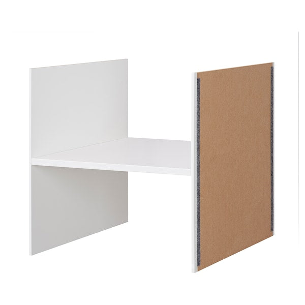 KALLAX - Insert with 1 shelf, white, 33x33 cm