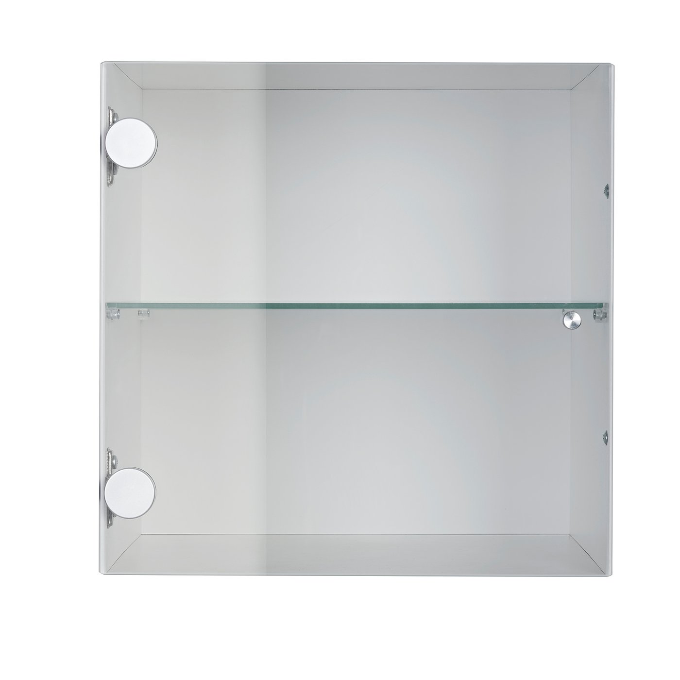 KALLAX insert with glass door, white, 33x33x38 cm