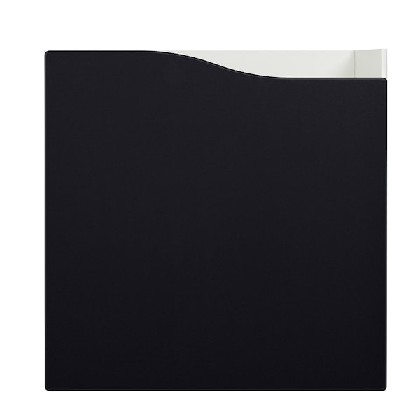 KALLAX - Insert with door, wave shaped/blackboard surface, 33x33 cm