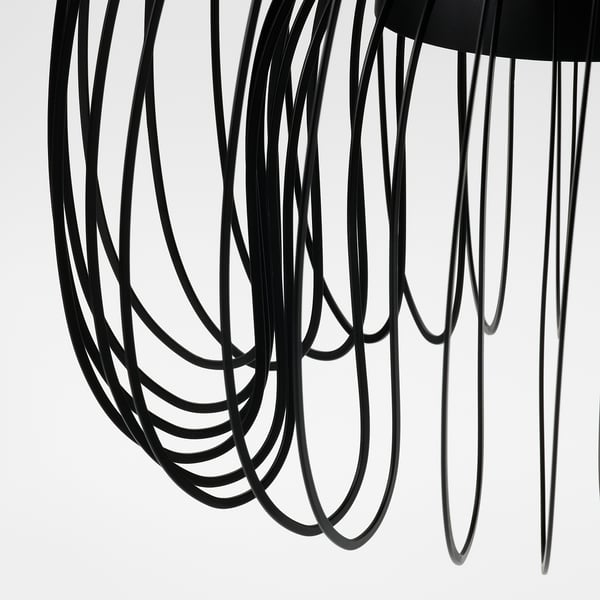 KALLFRONT pendant lamp shade, black, 32 cm