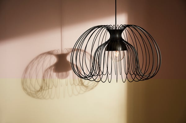 KALLFRONT pendant lamp shade, black, 52 cm
