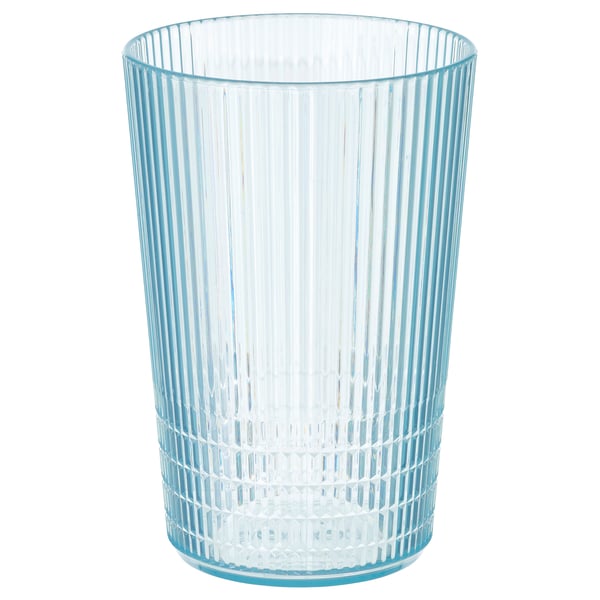 KALLSINNIG - KALLSINNIG Glass, plastic/blue, 38 cl