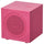 KALLSUP portable Bluetooth speaker, pink, 7x7.4x7 cm