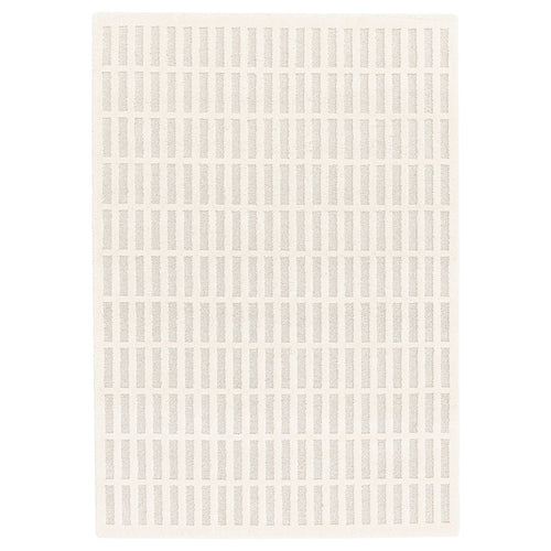 KANARIEPALM rug, low pile, off-white, 160x230 cm