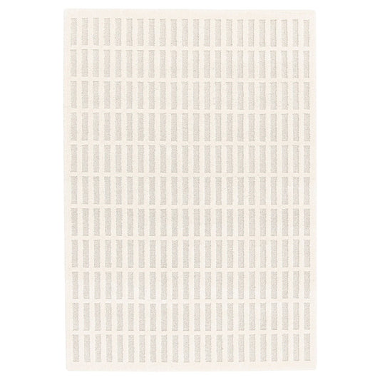 KANARIEPALM rug, low pile, off-white, 160x230 cm