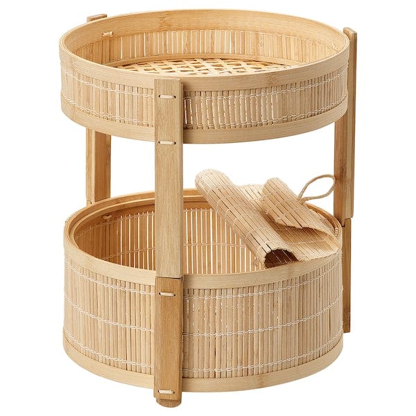 Ikea KANELMOTT - Vegetable/fruit basket, set of 2, bamboo