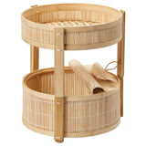 KANELMOTT vegetable/fruit basket, set of 2, bamboo