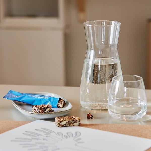 Ikea KARAFF - Carafe, clear glass, 1.0 l