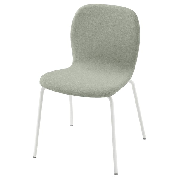 KARLPETTER chair, Gunnared light green/Sefast white