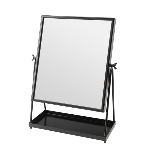 KARMSUND table mirror, black, 27x43 cm