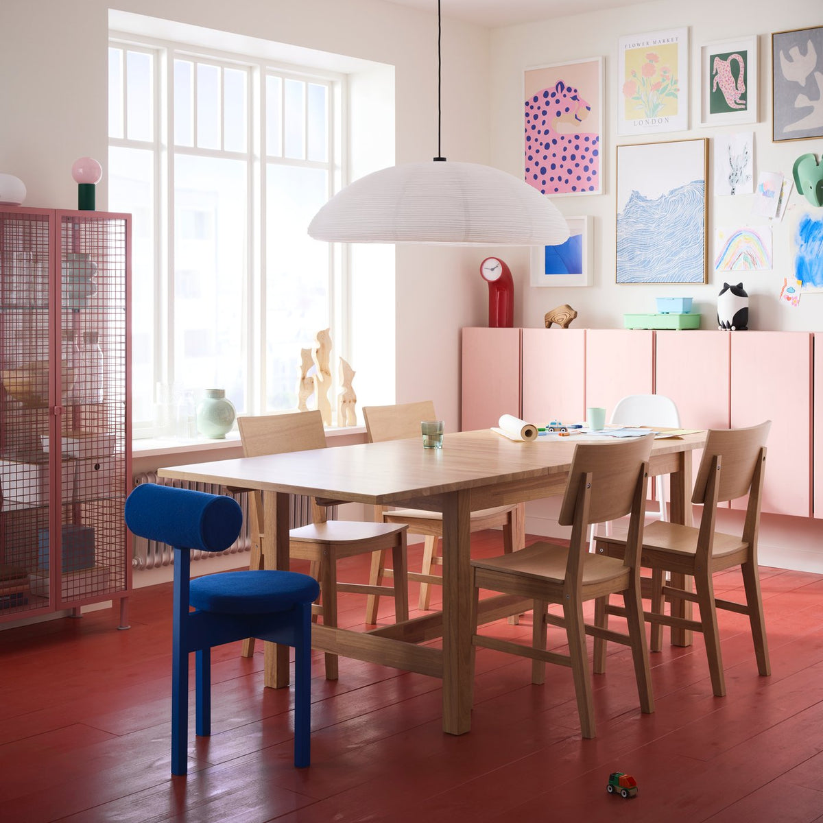 KARSKÄR extendable table, rubberwood, 160/220x90 cm