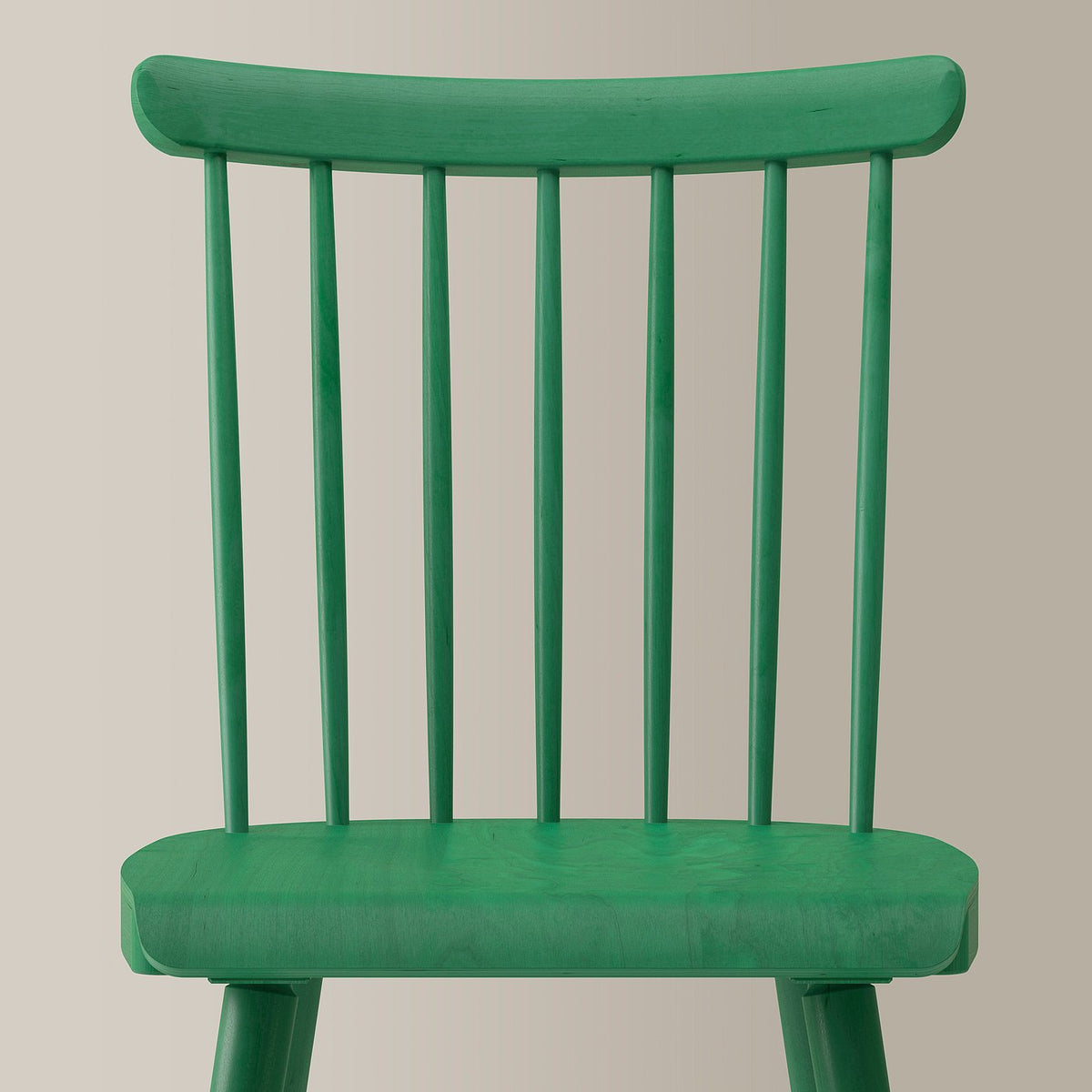KARSKÄR / HÖGVED table and 6 chairs, rubberwood/green, 160/220x90 cm