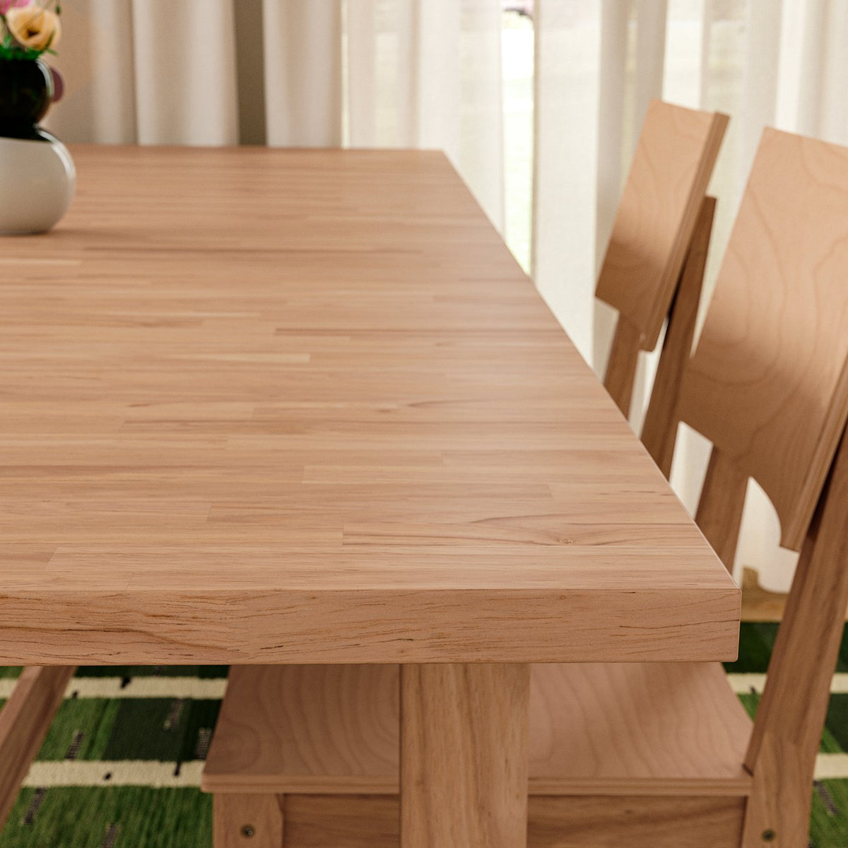 KARSKÄR extendable table, rubberwood, 240/300x100 cm