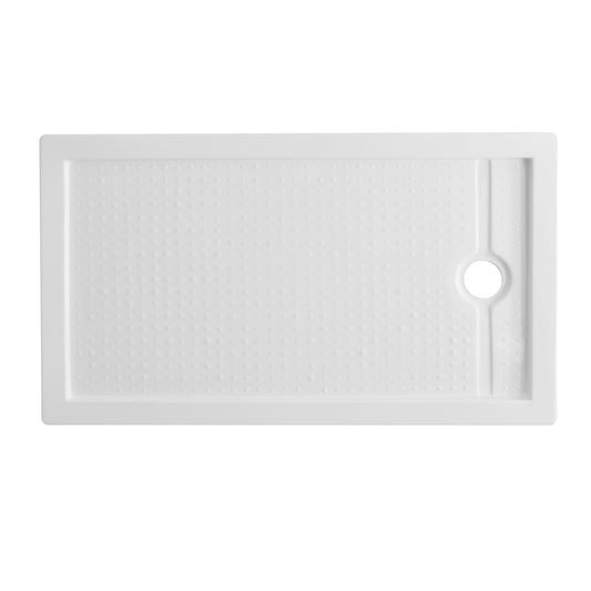 ACRYLIC SHOWER TRAY H6 80X100 WHITE