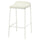 KESNACKEN bar stool, counter height white/Axvall off-white, 43.0x77x50 cm