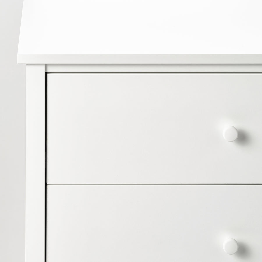 KILBERGET chest of 5 drawers, white, 76x102 cm