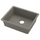 KILSVIKEN inset sink, 1 bowl, grey-beige quartz composite, 56x46 cm