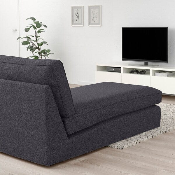 Ikea KIVIK - Chaise-longue, Gunnared Smoke Gray