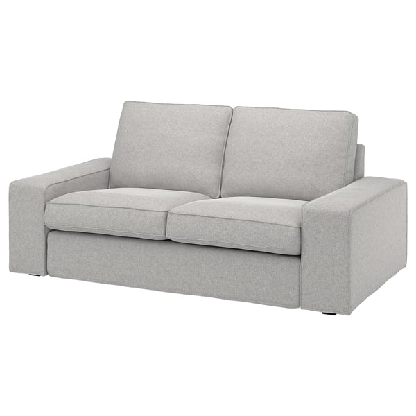 KIVIK - 2-seater sofa, Tallmyra white/black ,