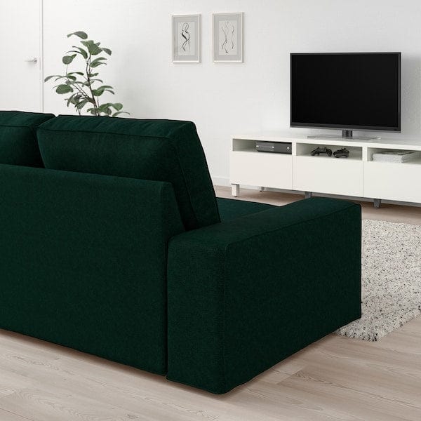 Ikea KIVIK - 2-seater sofa, Tallmyra dark green ,