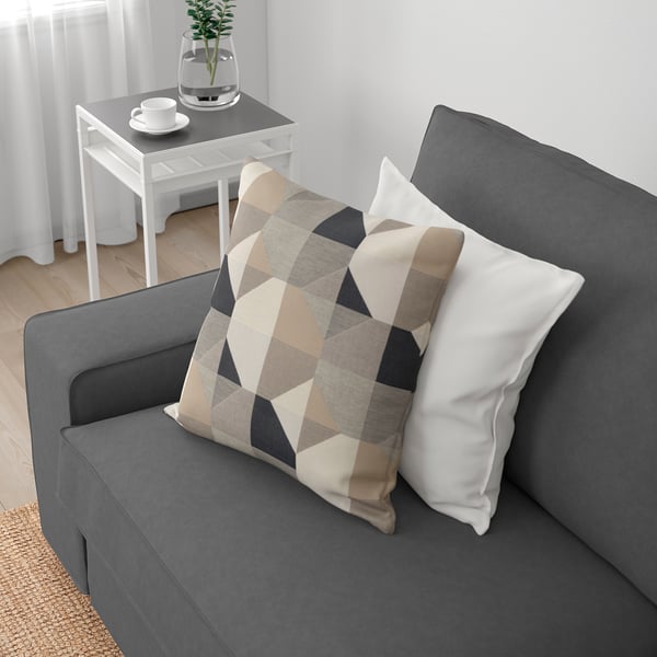 KIVIK u-shaped sofa, 6 seat, Tallmyra medium grey, 328x83x257 cm