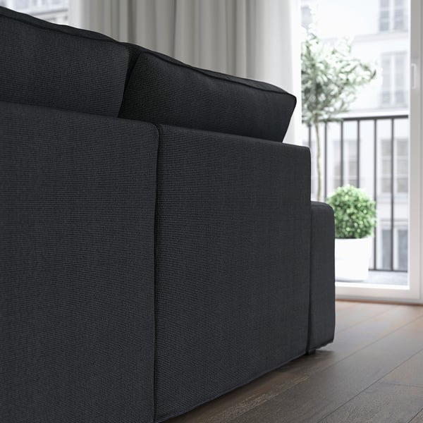 KIVIK u-shaped sofa, 6 seat, Tresund anthracite, 328x83x257 cm