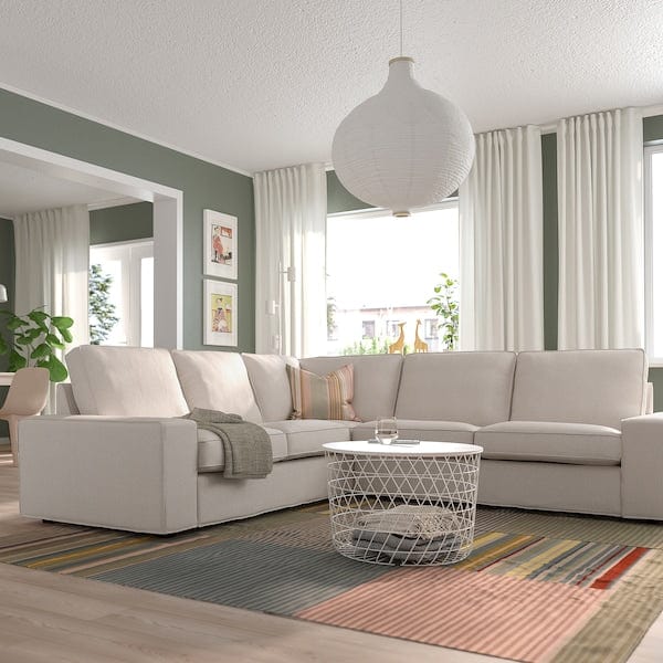 Ikea KIVIK - 4 seater corner sofa, Tresund light beige ,