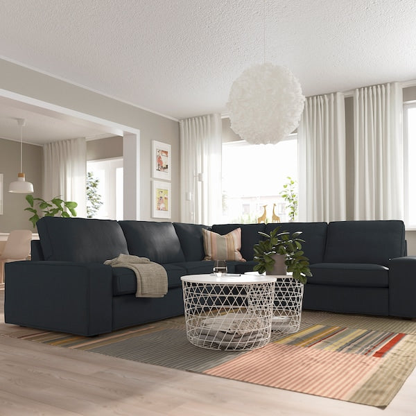 KIVIK - 5 seater corner sofa, Tresund anthracite ,