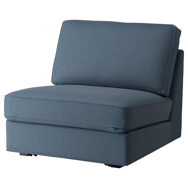 KIVIK 1-seat sofa-bed, Gunnared blue, 90x86x97 cm