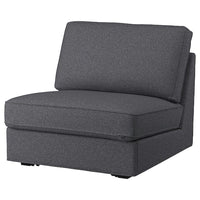 KIVIK 1-seat sofa-bed, Gunnared medium grey, 90x86x97 cm