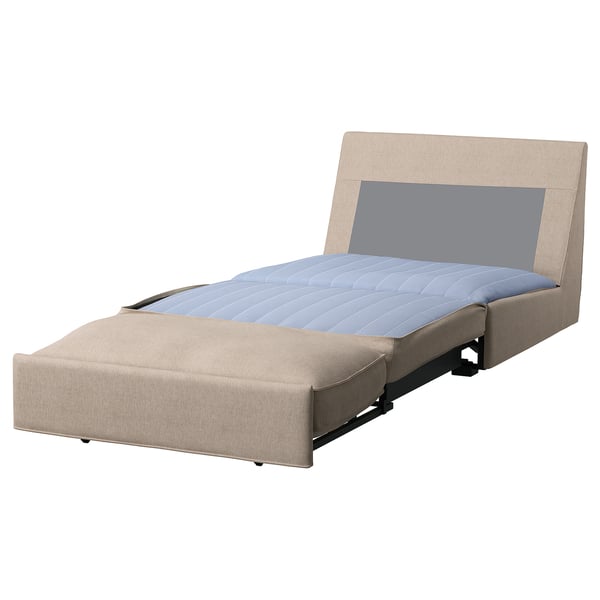KIVIK 1-seat sofa-bed, Tallmyra beige, 90x86x97 cm