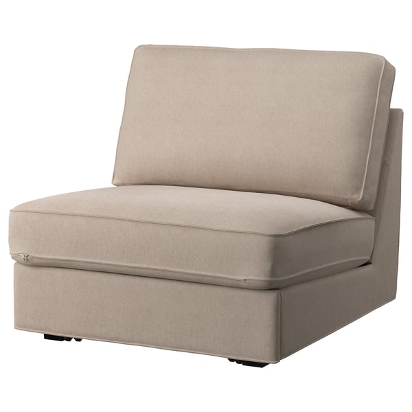 KIVIK 1-seat sofa-bed, Tallmyra beige, 197x90 cm