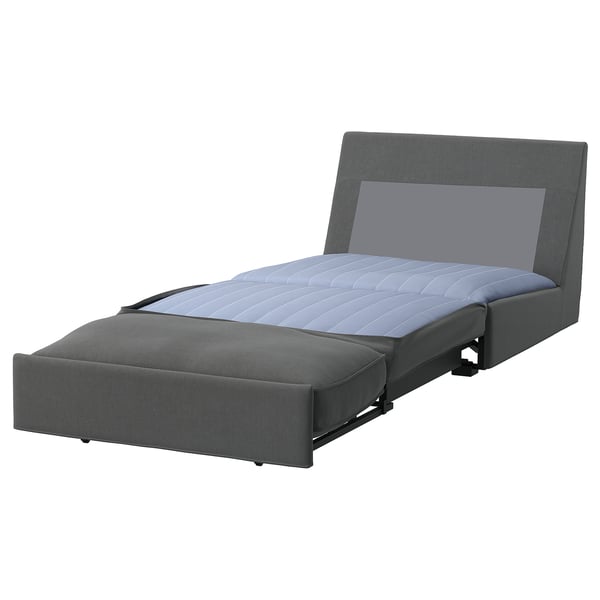 KIVIK - 1-seater sofa bed, Tallmyra smoke grey ,