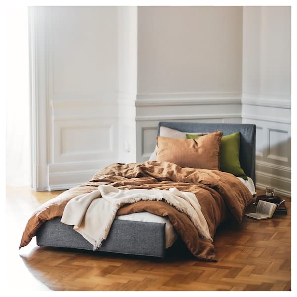 Ikea KIVIK - 1-seater sofa bed, Tibbleby beige/grey ,