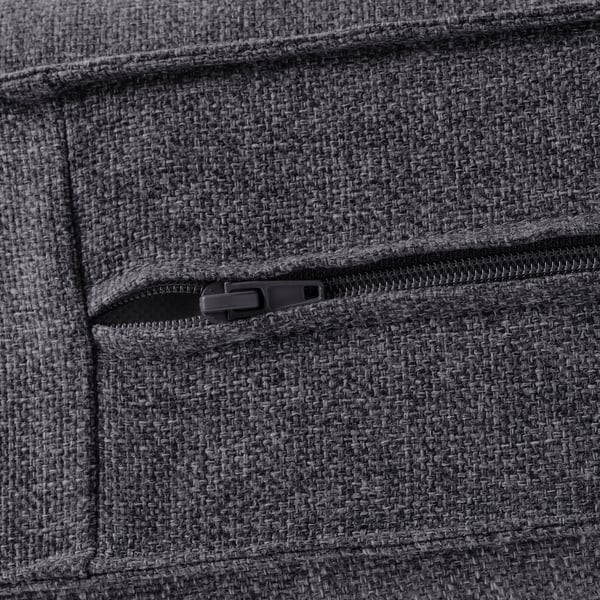 KIVIK corner section, Gunnared medium grey, 234x83x94 cm