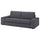 KIVIK cover for 3-seat sofa, Gunnared medium grey