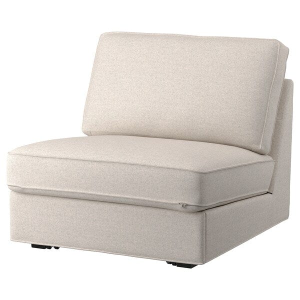 Ikea KIVIK - 1-seater sofa bed cover, Gunnared beige ,