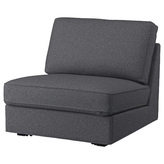 Ikea KIVIK - 1-seater sofa bed cover, Gunnared smoke gray