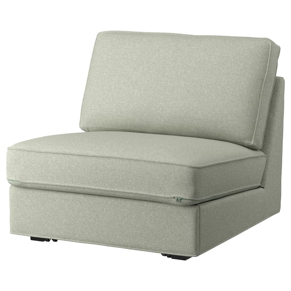 KIVIK cover for 1-seat sofa-bed, Gunnared light green