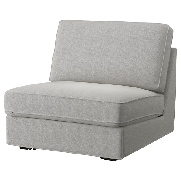 KIVIK cover for 1-seat sofa-bed, Tallmyra white/black