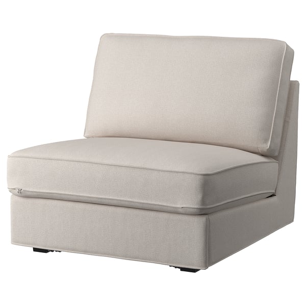 KIVIK cover for 1-seat sofa-bed, Tresund light beige